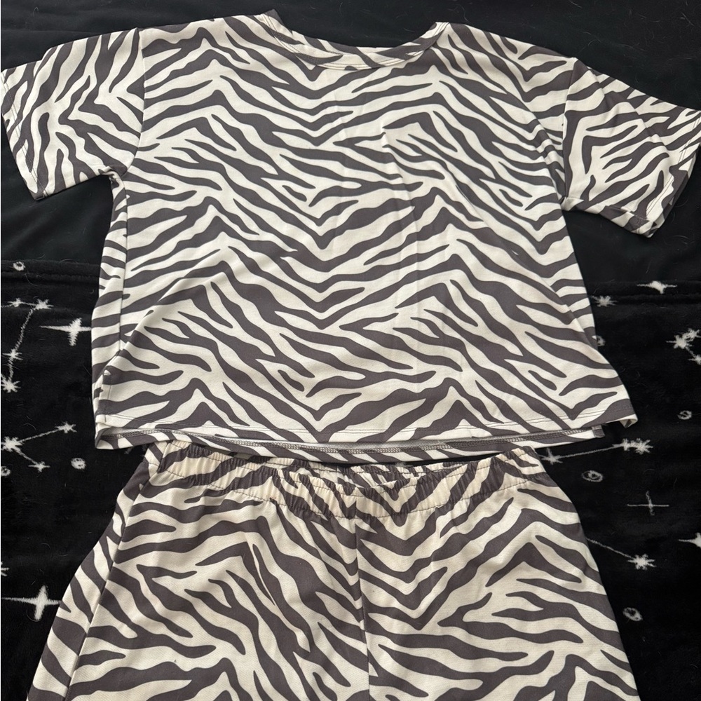 Kids Zebra Print Pajamas